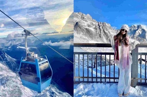 玉龙雪山索道海拔