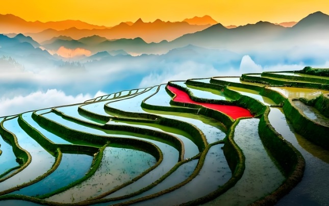 元阳梯田地图